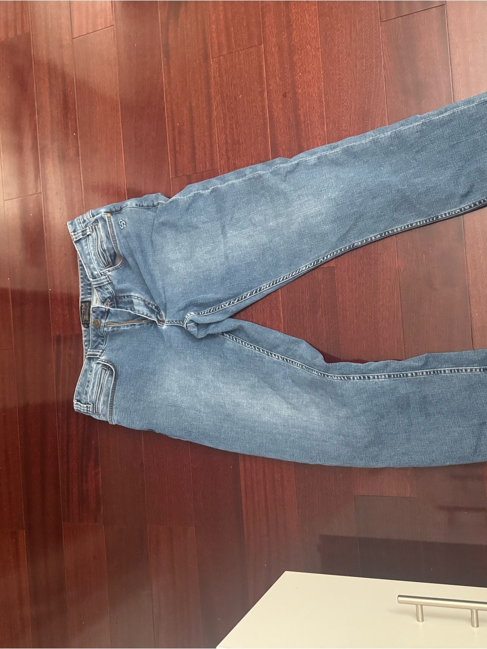 GAP Slim Straight Jeans in Medium Blue Wash